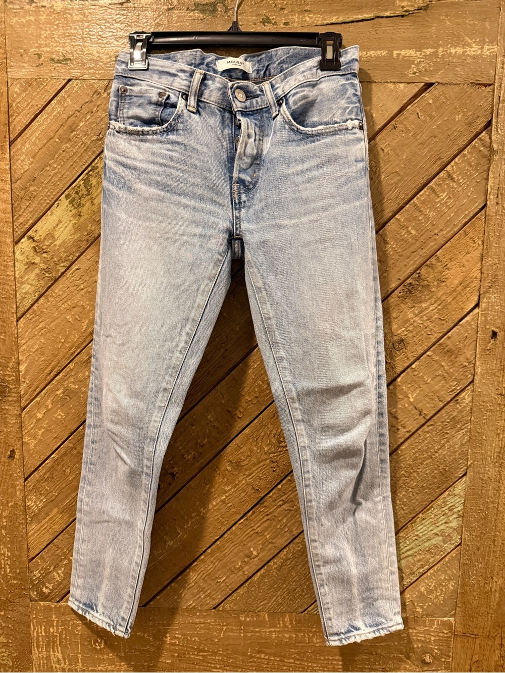 Moussy Light Wash Skinny Jeans